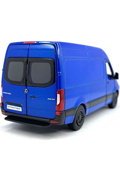 Mıncır Shop Mercedes‑Benz Sprinter 1:48 Scale Die‑Cast Model Car – Pull‑Back, Openable Doors