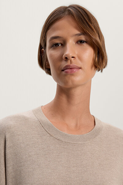 Oysho Bisiklet Yaka %10 Kaşmir Örgü Kazak