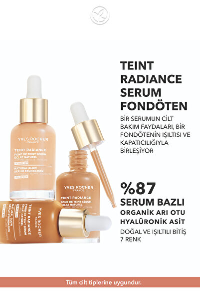 Yves Rocher Radiance Serum Foundation - Hyaluronic Acid - Teint Radiance - Vegan-Beige 100-84911
