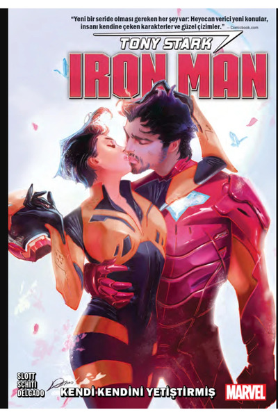 Kolektif Kitap Tony Stark Iron Man 1 Kendi Kendini Yetiştirmiş B Kapak