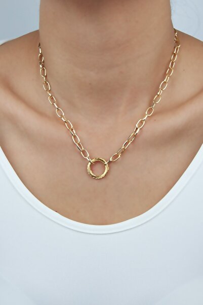 Liveyn Design Ring Detail Necklace