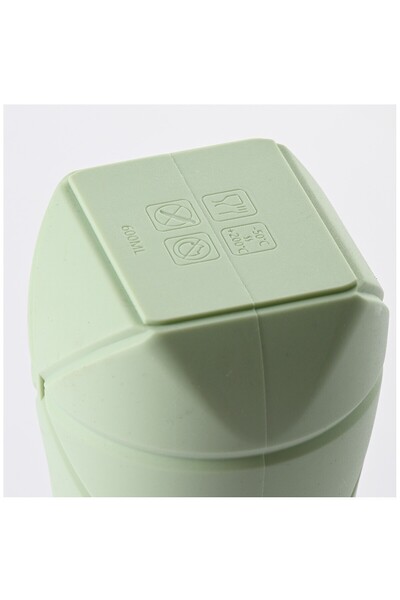 Flippy Foldable Water Bottle, silicone, reusable, heat-resistant, easy to store and carry, 22 x 7.8