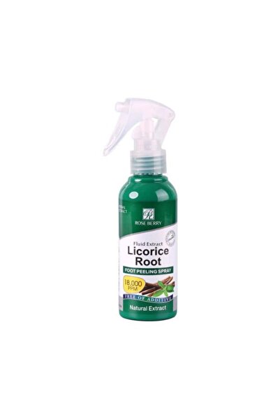 roseberry بخاخ مقشر القدم بخلاصة عرق السوس 130 مل