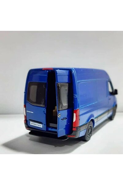 Mıncır Shop Mercedes‑Benz Sprinter 1:48 Scale Die‑Cast Model Car – Pull‑Back, Openable Doors