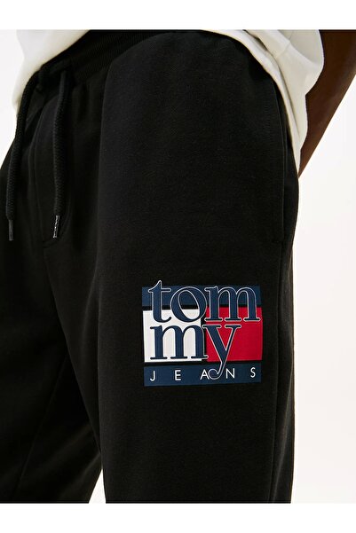 Tommy Hilfiger Ανδρικό παντελόνι φούτερ TJM Slim RWB με σχέδιο σημαίας DM0DM22094BDS