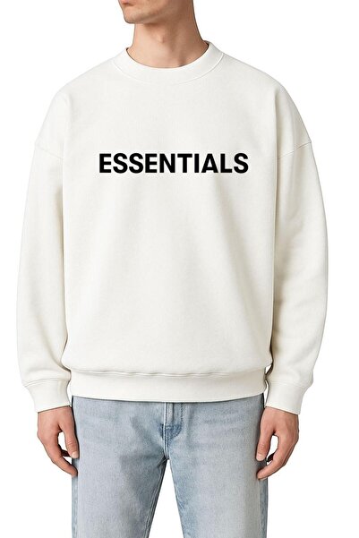 DM DOLCE MORE Hanorac unisex cu imprimeu ESSENTIALS din bumbac pieptănat cu 3...