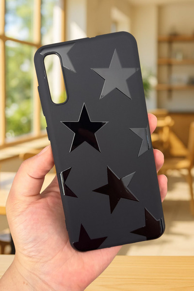 Vip Case Samsung Galaxy A70 Uyumlu STAR Silikon Darbe Emici Klasik Korumalı Rubber Kılıf