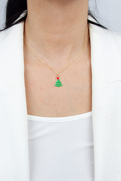 Liveyn Design شجرة الصنوبر قلادة عيد الميلاد تحت عنوان