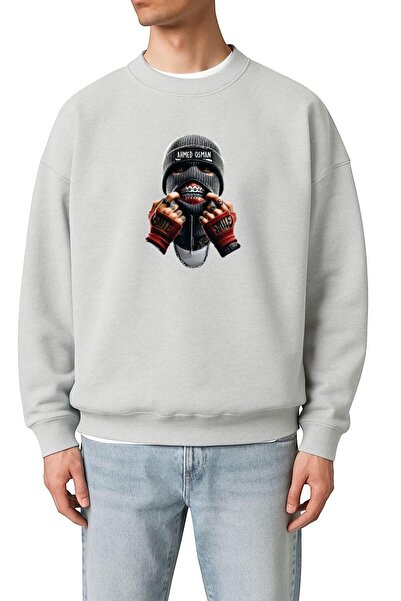 E-ROMA سترة رياضية يونيسكس مطبوعة من قماش القطن الممشط بثلاث خيوط من أحمد عثمان