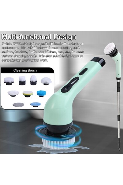 Flippy Electric Brush, Flippy, 25x20x9.5 cm, 6 Heads, Extendable Handle 84-127cm, 360 Degree, 3000 mAh
