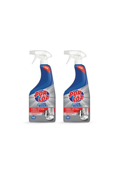 Porçöz Kireç Çözücü Sprey 750 Ml ( 2 Adet )
