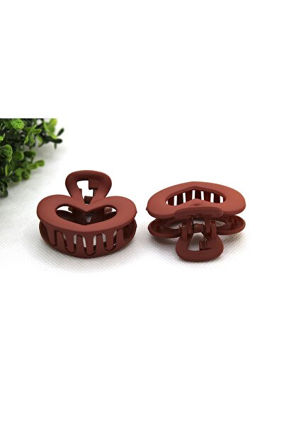 Tezcan Aksesuar 4 CM šareni model srca sa zatvaračem (paket od 2)