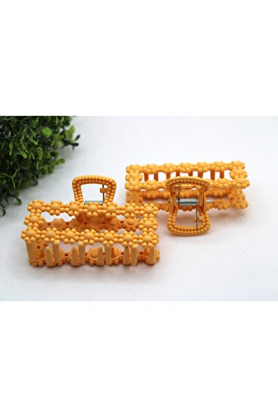 Tezcan Aksesuar Cataramă cu model dreptunghiular cu flori colorate de 8 cm (p...