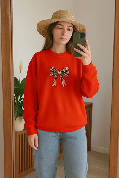 DM DOLCE MORE سترة رياضية للجنسين مطبوعة بشريط قطني ممشط بثلاثة خيوط