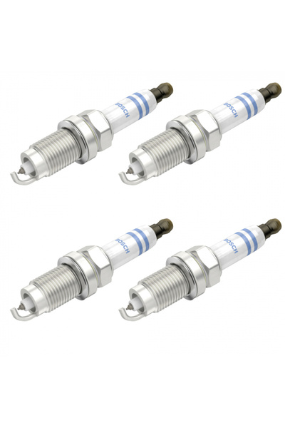 Bosch Set 4 bujii pentru Audi A3, A4, Skoda Octavia, VW Eos, Golf, Jetta, Pas...