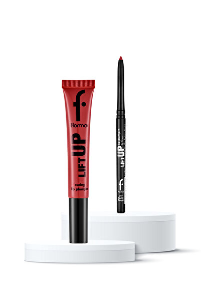 Flormar Lift Up Dolgun Görünüm Veren 2'li Kırmızı Dudak Seti