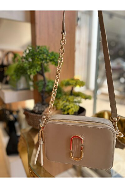 KRISTE BELL Women's Bag with Hand and Shoulder Strap Leather 27064 Beige