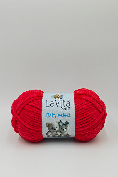 LaVita Yarn Fir de tricotat manual din catifea pentru bebelusi, 100% polieste...