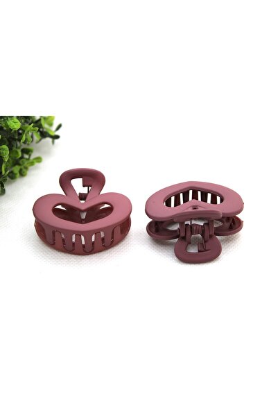 Tezcan Aksesuar Cataramă cu model de inimă colorată de 4 cm (pachet de 2)