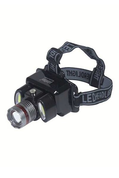 usin Pilli 3W lED +2 COB LED Yüksek Işıklı Gece Yürüyüş Avcı Balıkçı Kamp Kafa Feneri Kafa Lambası