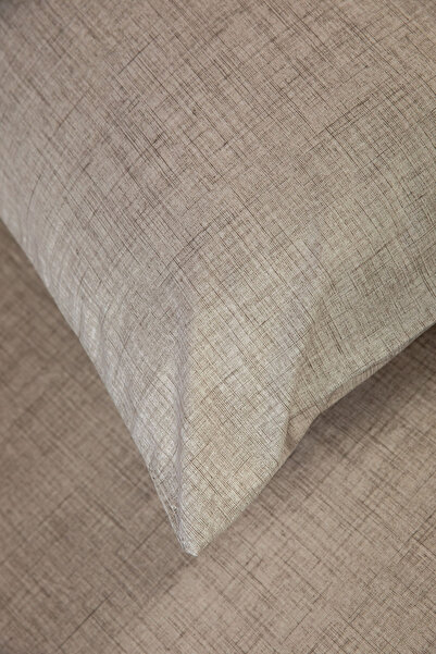 FAVORA Basic Cotton Double Fitted Sheet Set - Mink