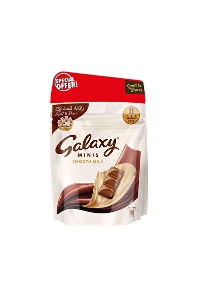 Galaxy ألواح شوكولاتة الحليب الناعمة مينيز، 137.5 غرام