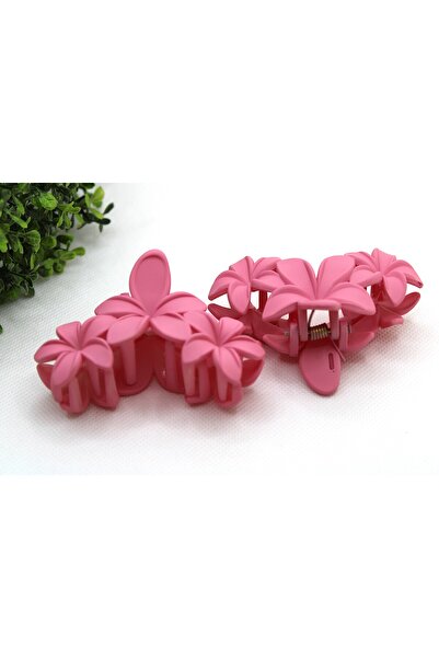 Tezcan Aksesuar 6 CM šareni cvetni model kopče sa zasunom (paket od 2)