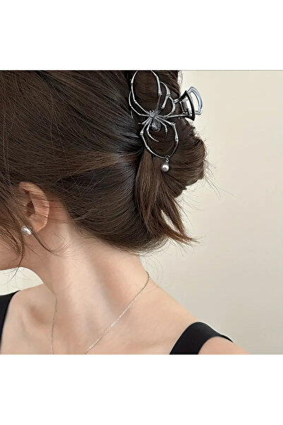 Innovate Store Κομψό μεταλλικό κλιπ μαλλιών σε σχήμα αράχνης Γαλλικό επιτελεί...