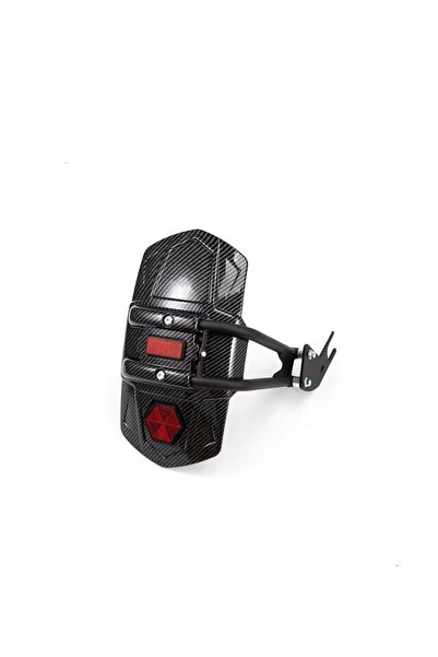 Doğuş Motosiklet Üniversal Karbon Çamurluk Sıyırıcı Reflektörlü