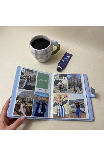 NPCQUN Deri Instax Polakart Fotoğraf Albümü
