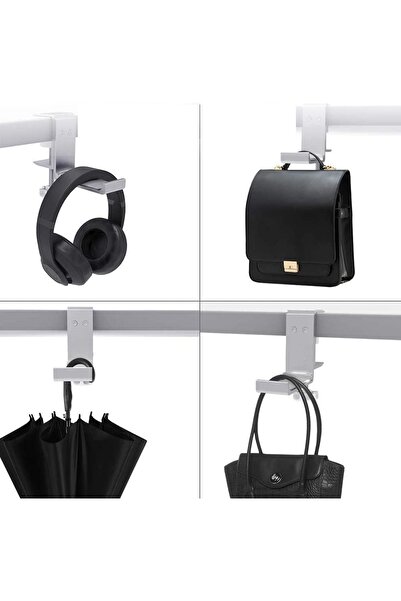 LittleDomi Suport/Carlig pentu casti gaming cu clema reglabila, LittleDomi, Compatibil cu Casti Shure, AKG