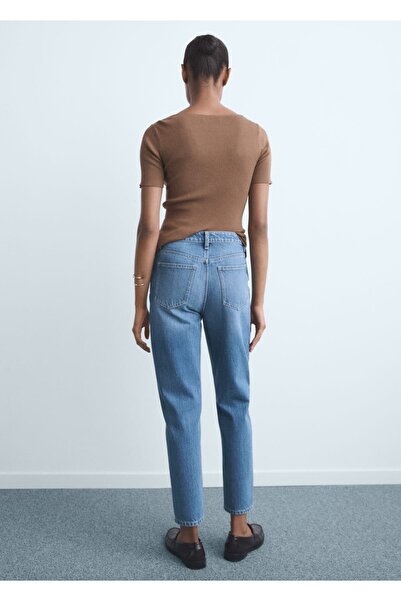 MANGO Woman Mom2000 yüksek belli mom jean pantolon