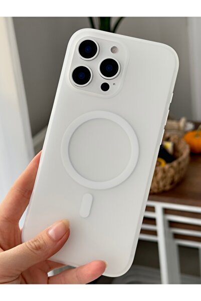 Go Aksesuar Iphone 16 Promax Gerçek Magsafe Özellikli Parmak İzi Bırakmaz Mat...