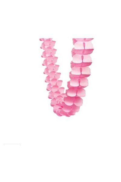 OEM 3 bucati Ghirlanda petrecere din hartie 3m hartie roz profil trifoi 160x1...