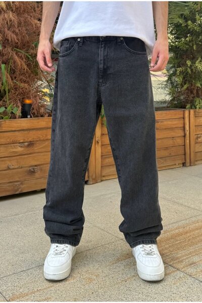 serline Anthracite Baggy Trousers