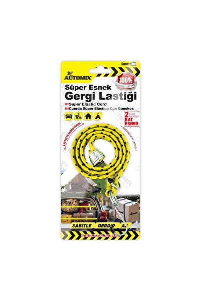 Automix Süper Esnek Gergi Lastiği - 2 Metreye Kadar Esner