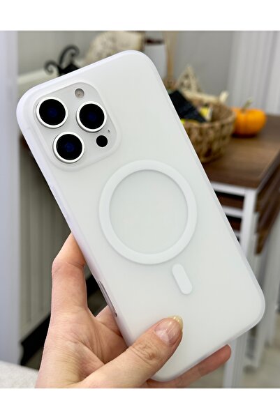 Go Aksesuar Iphone 14 Promax Gerçek Magsafe Özellikli Parmak İzi Bırakmaz Mat...