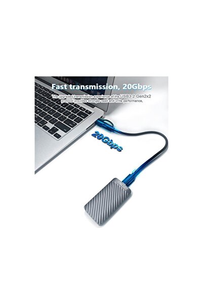 Oscoo MD006 1 TB 20GBPS (2100/2000MB/sn) Usb3.2 Gen2*2, Type C Taşınabilir SSD