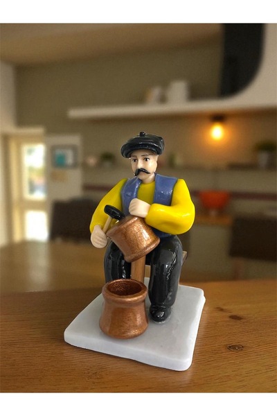Home El Yapımı Bakırcı Biblo – Geleneksel El Sanatları Figürü – Koleksiyonluk...