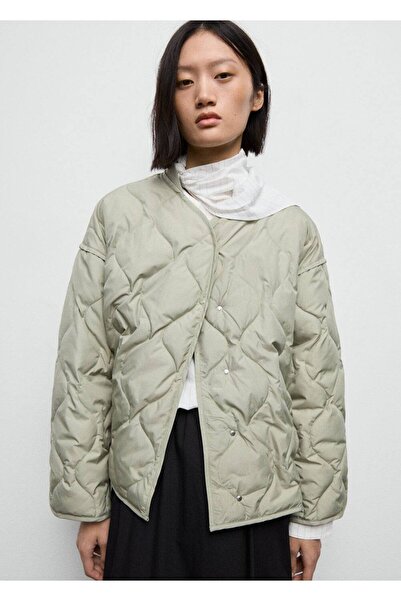 MANGO Woman Oversize kapitone anorak