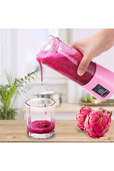 Promagg Blender portabil pentru smoothie, 380ml, încărcare USB, 6 lame din inox