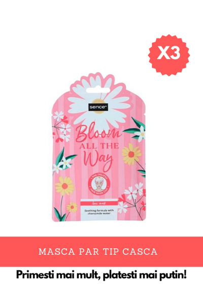 SENCE 3X Μάσκα Μαλλιών Κήπου με Άνθη 30ml
