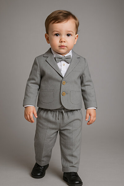tinytrends Baby Boy & Child Cotton Bodysuit Shirt Classic Jacket Suit Mevlüt Wedding Party