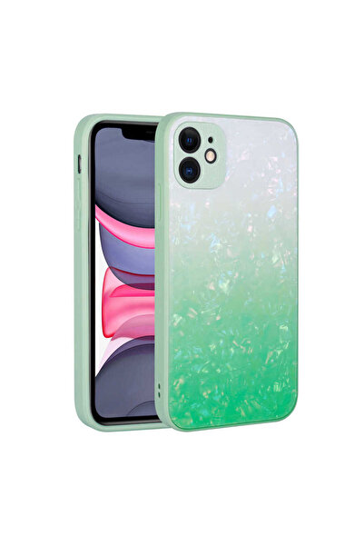 ECRUZ حافظة من السيليكون الصلب بنمط رخامي متدرج اللون متوافقة مع هاتف iPhone ...