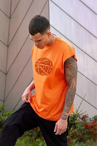 E-ROMA Štampana oversize unisex majica bez rukava