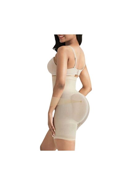 Fstyle مشد شورت بخصر عالي يشد وينسق الجسم ويرسمه بطريقة جميلة وطبيعية يخفي السلولايت