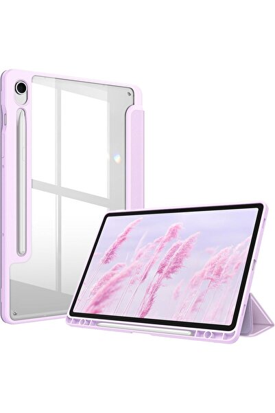 m.tk moveteck Samsung Galaxy Tab S10 Fe Plus 13.1 Kılıf Grafiti Şeffaf Kalem Bölmeli Akıllı Tablet Kılıf X620 X626