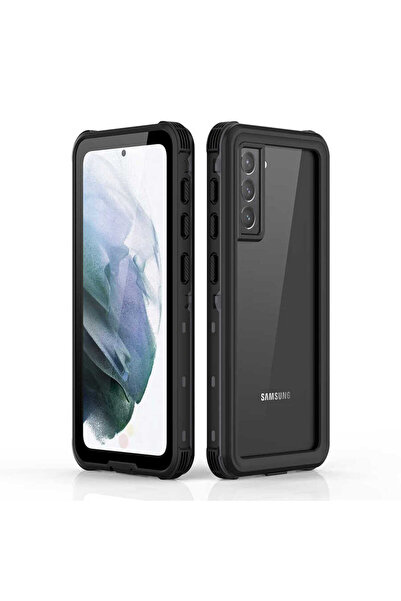 ECRUZ جراب جالاكسي S21 بلس 1-1 مقاوم للماء - أسود