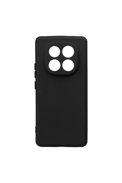 ECRUZ Xiaomi Redmi Note 14 Pro Plus Compatible Case Ecrz Piping Silicone-Black