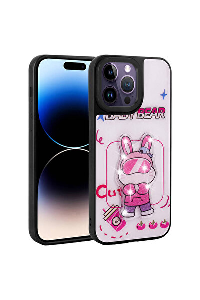 ECRUZ غطاء حماية لهاتف آيفون 14 برو ماكس من ECRZ Amas مصنوع من السيليكون مع ت...